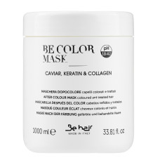 Be Hair Маска з чорною ікрою, кератином та колагеном для фарбованого волосся pH4.0 "Be color" 1000мл