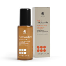 Rline Star  Флюід для волосся "REAL MACADAMIA" з олією макадамії та коллагеном (корич.)  100мл