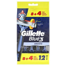 Gillette Bluе 3 Smooth Станок однор. (8шт.+4)