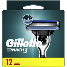 Gillette Mach 3 Касети для станкiв (12шт.)