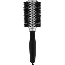 Olivia Garden  Браш Термо ESSENTIAL BLOWOUT Soft Boar Bristles Silver 35